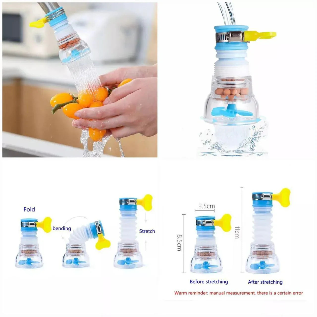 Adjustable Faucet Filter