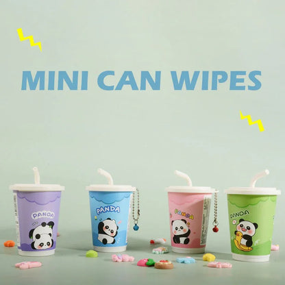 Panda Mini Makeup Wipes Can