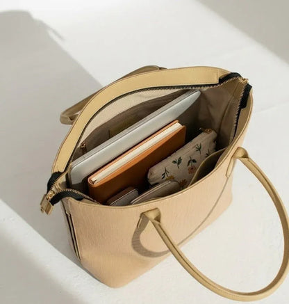 Elegant Croc Texture Tote Handbag for Women